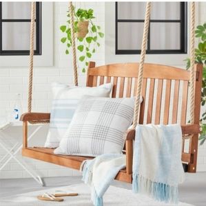 Plaid Indoor/Outdoor Throw Pillow - Hearth & Hand™ with Magnolia